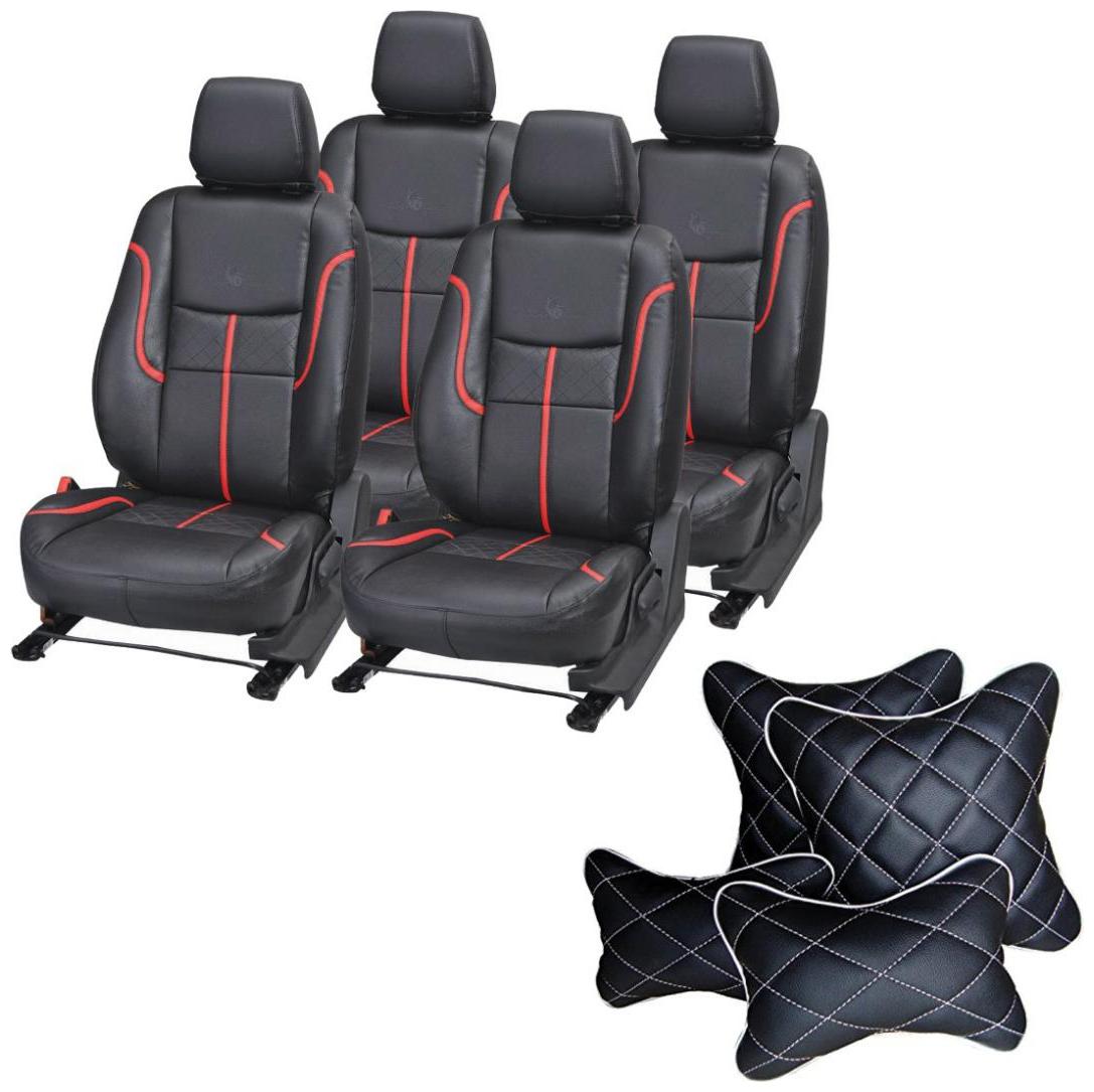 

Pegasus Premium Seat Cover for Maruti WagonR With Neck Rest And Pillow Cushion