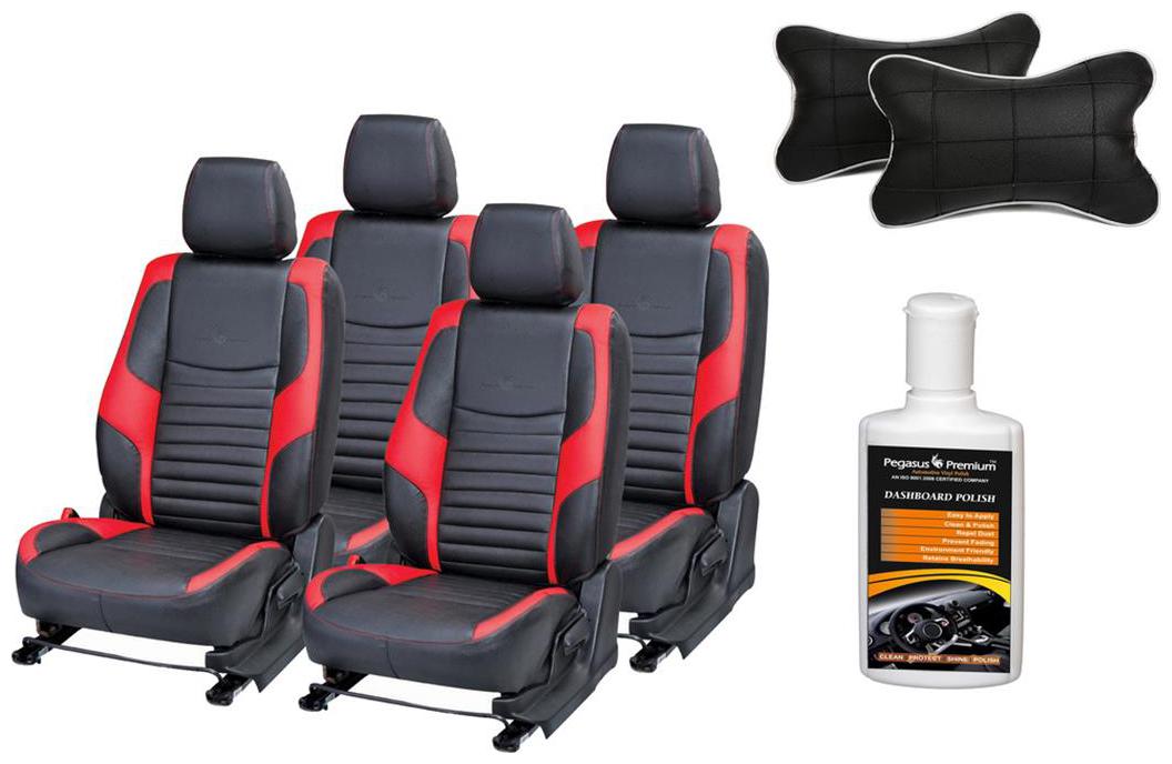 

Pegasus Premium Seat Cover for Volkswagen Polo with Neck rest and Dashboard polish