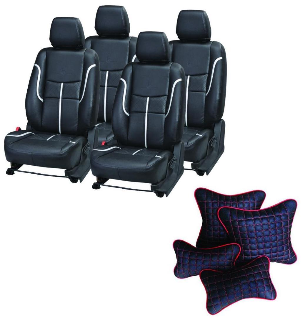 

Pegasus Premium Seat Cover for Chevrolet Aveo With Neck Rest And Pillow Cushion