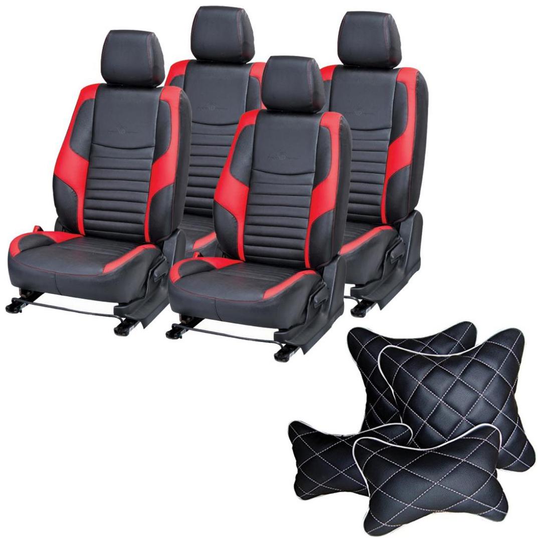 

Pegasus Premium Seat Cover for Honda Brio With Neck Rest And Pillow Cushion