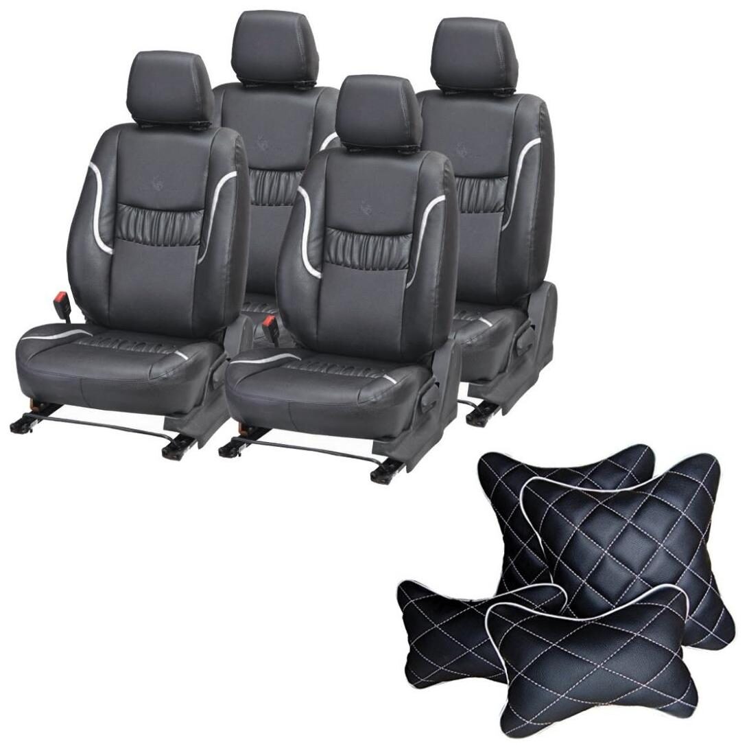 

Pegasus Premium Seat Cover for Chevrolet Aveo With Neck Rest And Pillow Cushion
