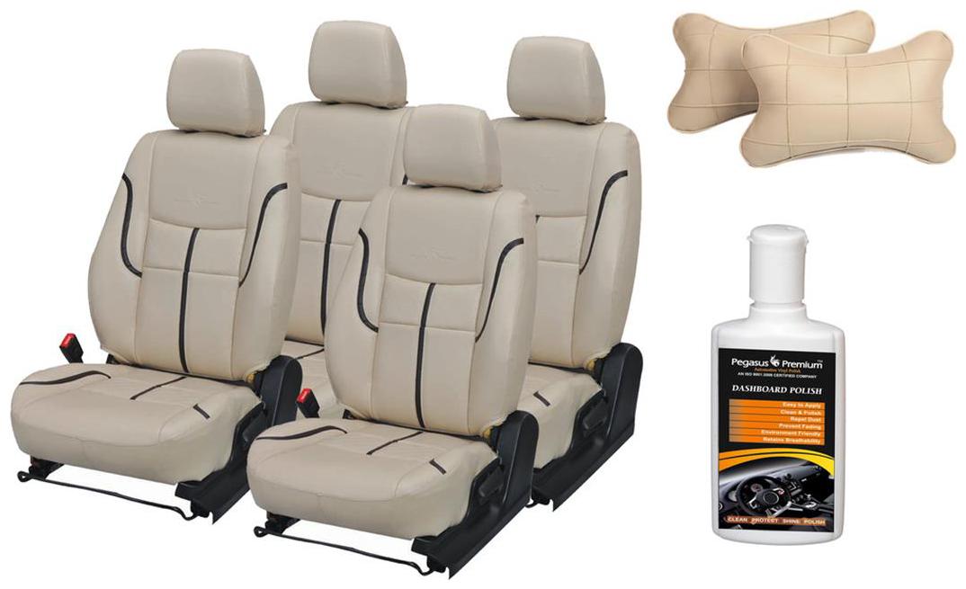 

Pegasus Premium Seat Cover for Maruti SX4 with Neck rest and Dashboard polish