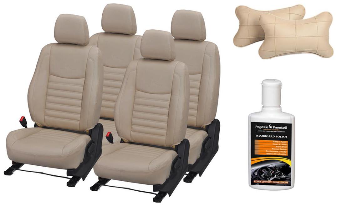 

Pegasus Premium Seat Cover for Maruti Estilo with Neck rest and Dashboard polish