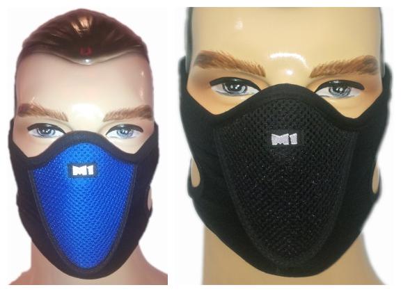 

PinKit Sports Half (M1) Face Mask Outdoor Ski Masks for Motorcycle Bicycle Face Mask Best Protector from Pollution - Pack of 2