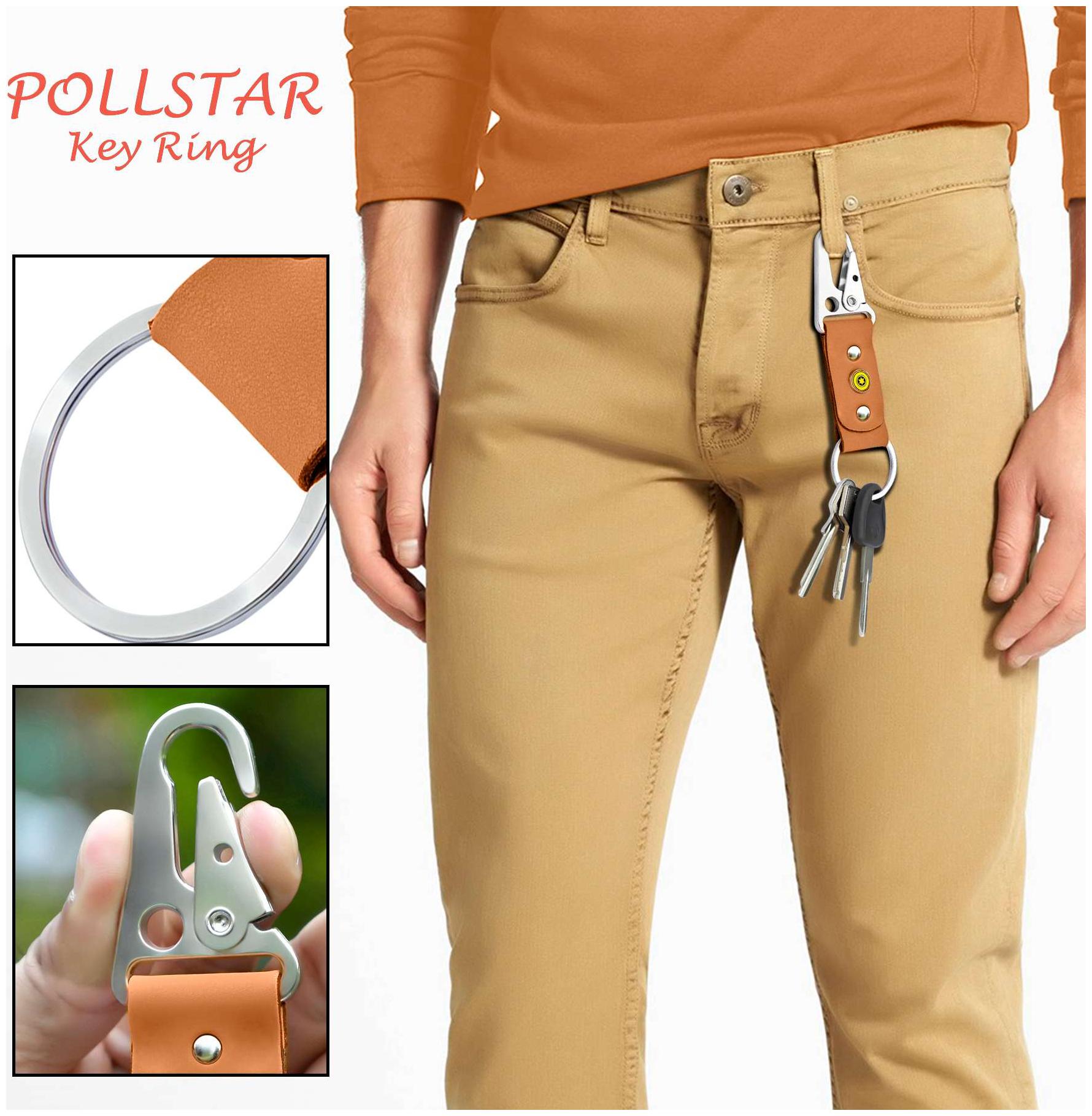 

POLLSATR FOB KEYCHAIN RING- Handcraft MADE IN INDIA (KR10TN)