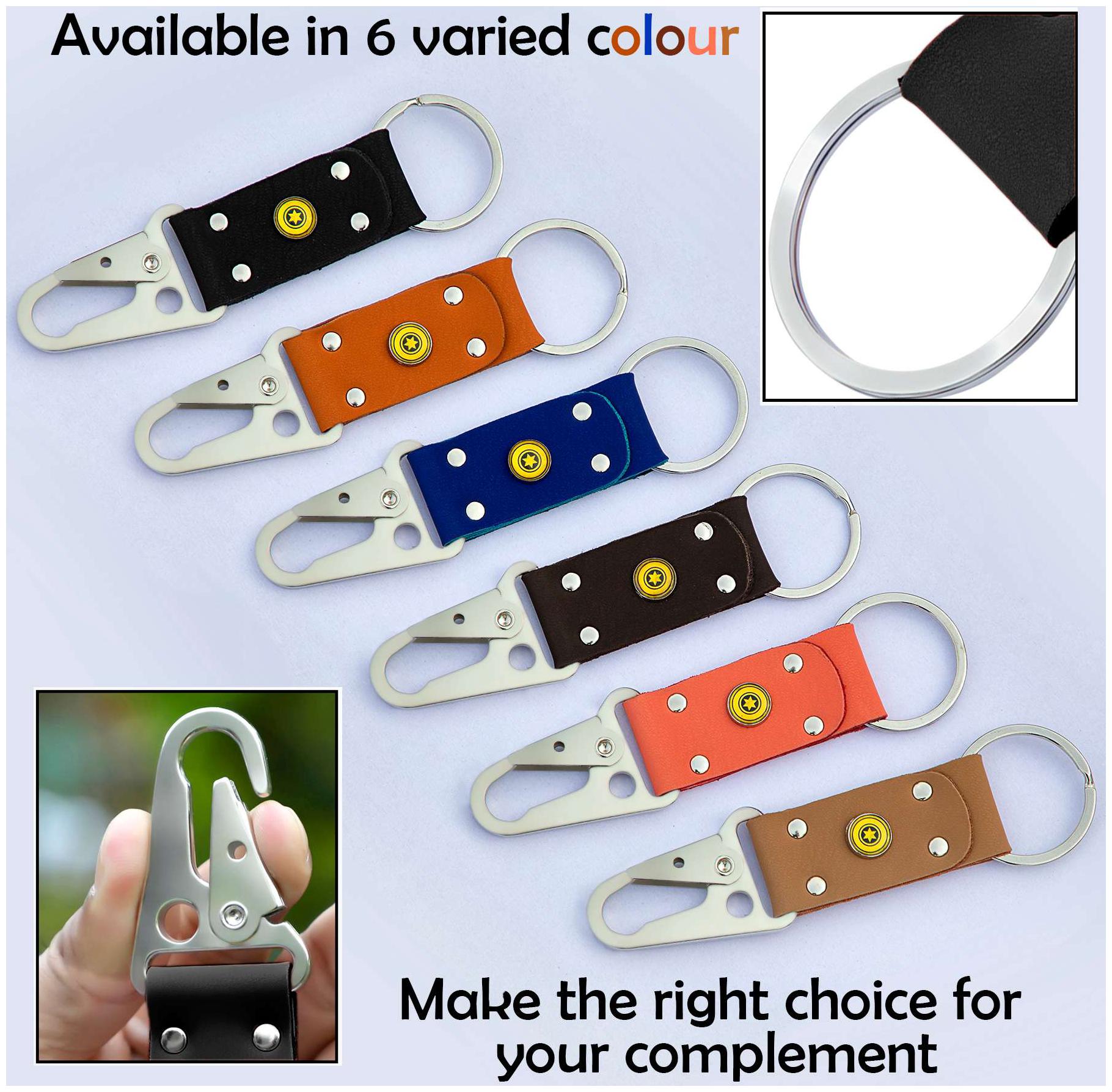 

POLLSTAR Genuine Key Ring Holder Key Chain (KR9BK)
