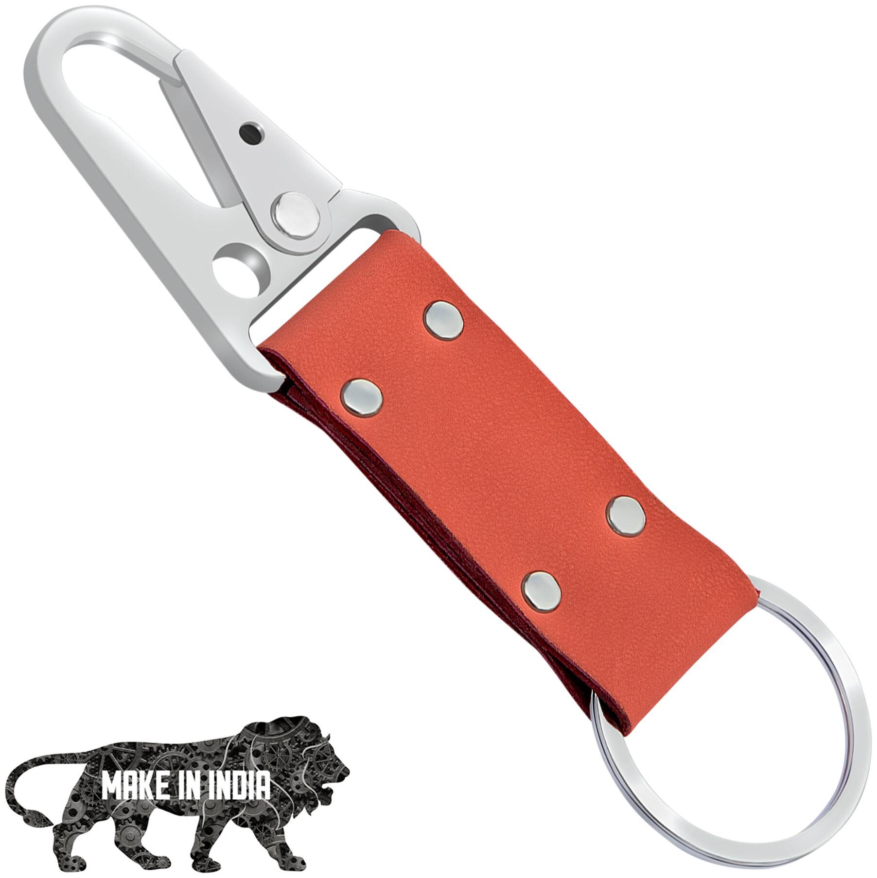 

POLLSTAR Key Holder Key Ring for Belt Loop Genuine Keychain Cool for Men Women (KR9PK)