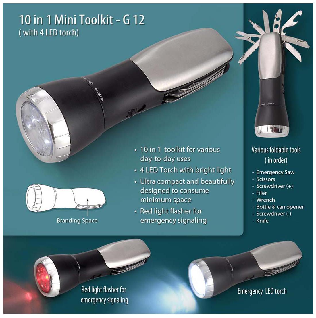 

Power Plus Mini Emergency Trekking Toolkit