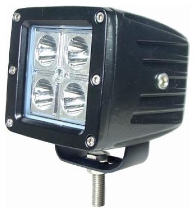 

PR Fog Light Assembly White Light 4 Led Square 20 W FOG LIGHT WORK LIGHT BAR SPOT BEAM OFF ROAD DRIVING LA 1 PC
