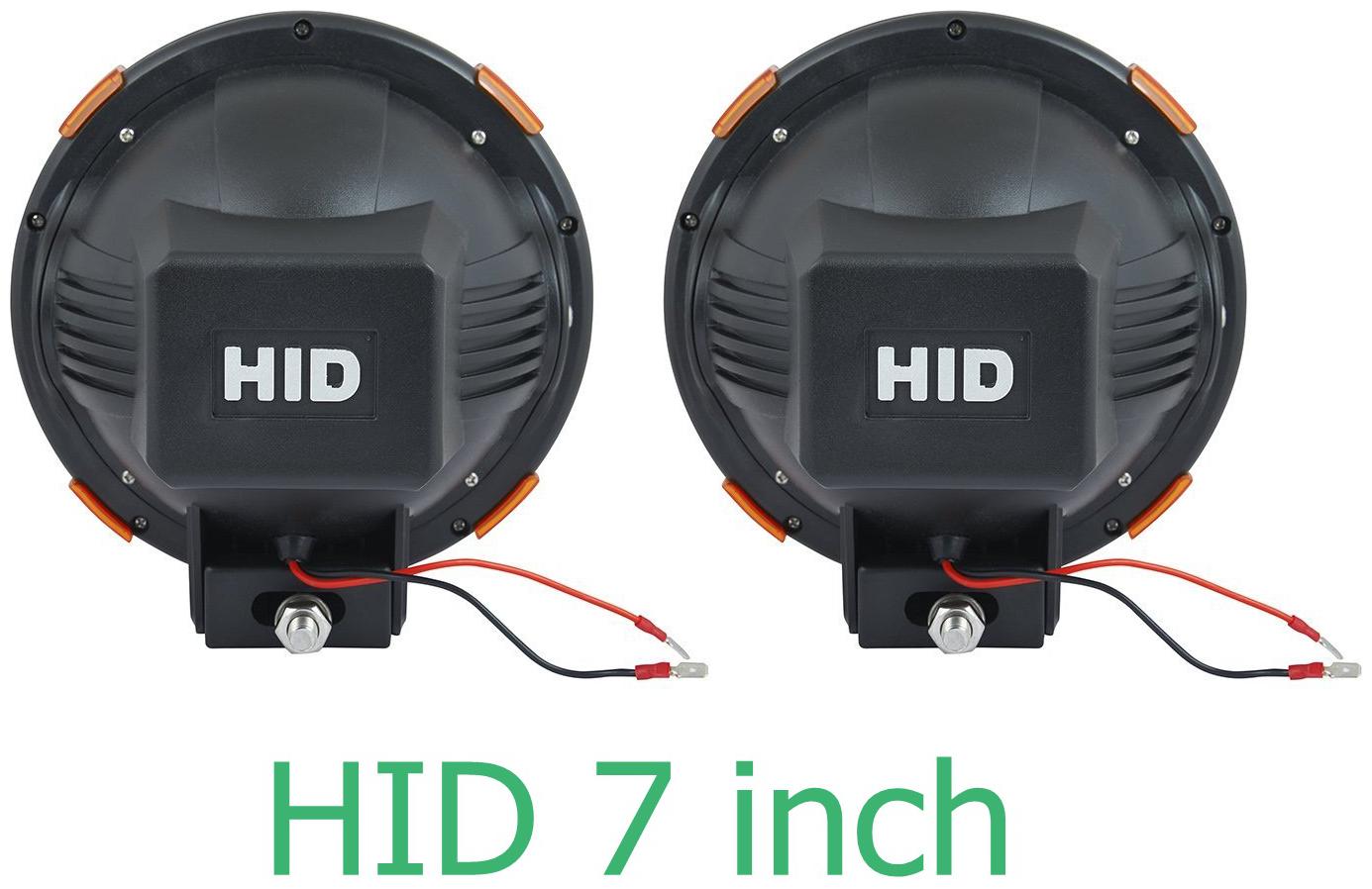 

PR Hid Xenon Fog Light 7 inch High Power 1000 Meter Work Light For All Cars And Suv With Yellow Cover Off Road 1Km Range Set Of 2