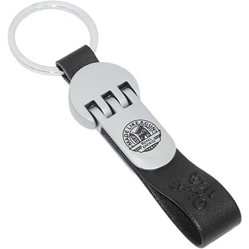 

Rakrish Royal Enfield Keychain Black Leather Hook Loop Key Chain