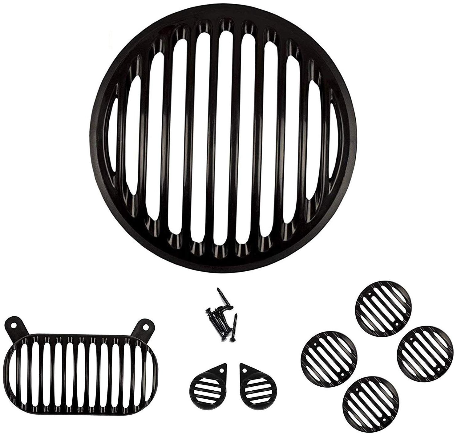 

Ramanta Bike Headlight Grill Set Bike Headlight Grill (Black)