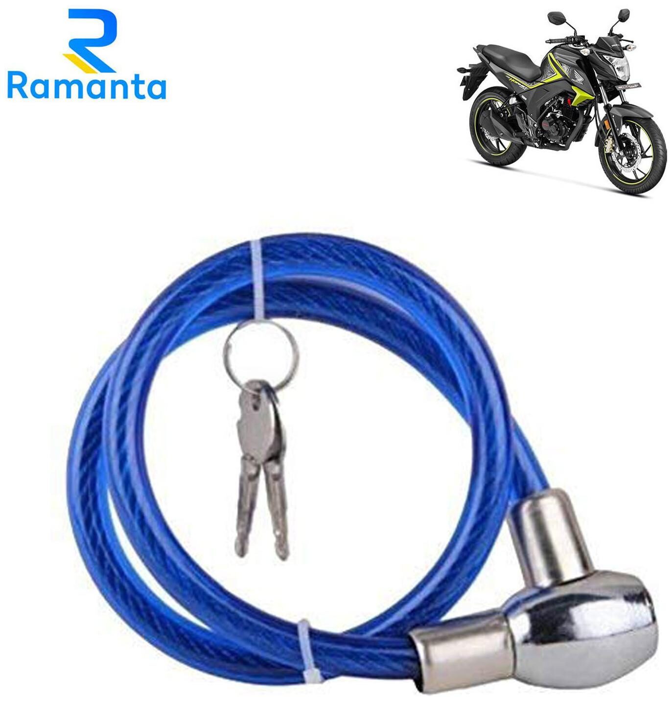 

Ramanta Blue Heavy Duty Multi Purpose Goti Lock for Honda all Model Bike