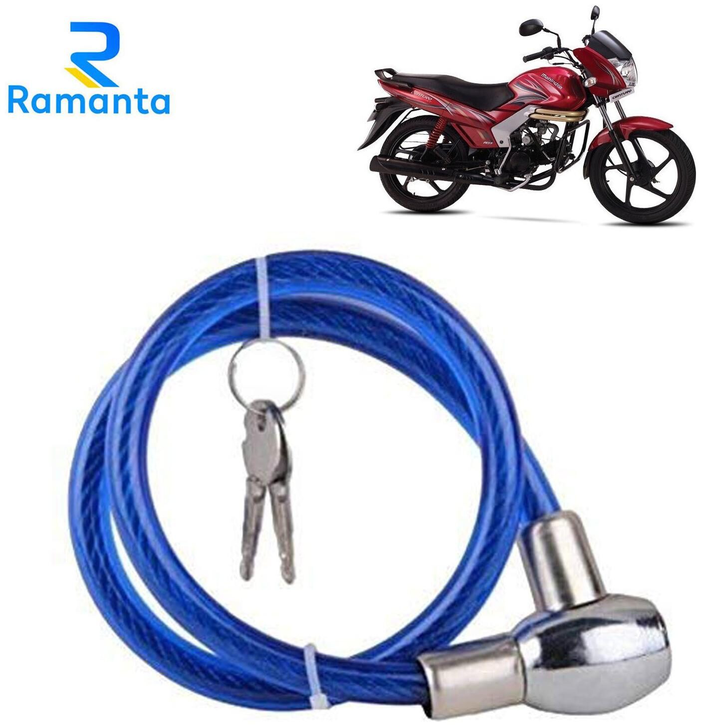 

Ramanta Blue Heavy Duty Multi Purpose Goti Lock for Mahindra all Model Bike