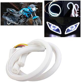 Buy Ramanta Flexible 30cm Bike Headlight Neon White Led Drl Tube