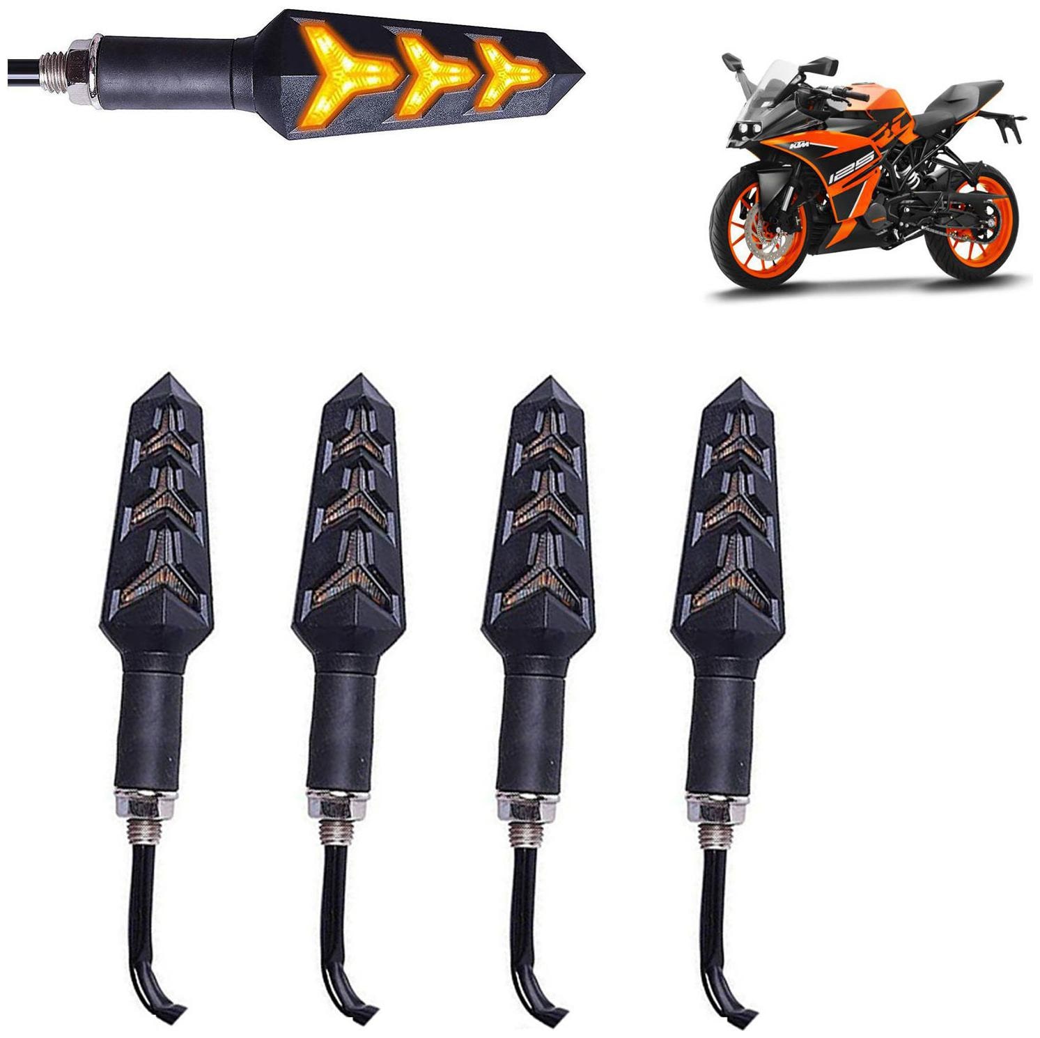 

Ramanta Front Rear LED Indicator Light for KTM Universal For Bike (Amber)
