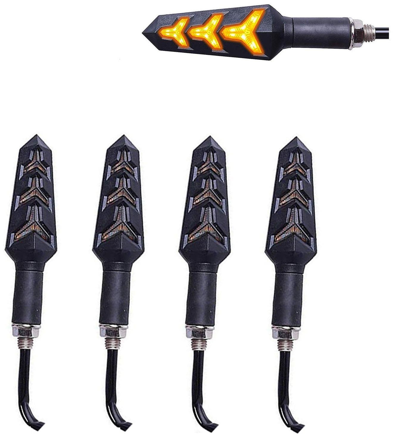 

Ramanta Front Rear LED Indicator Light for Universal For Bike Universal For Bike (Amber)