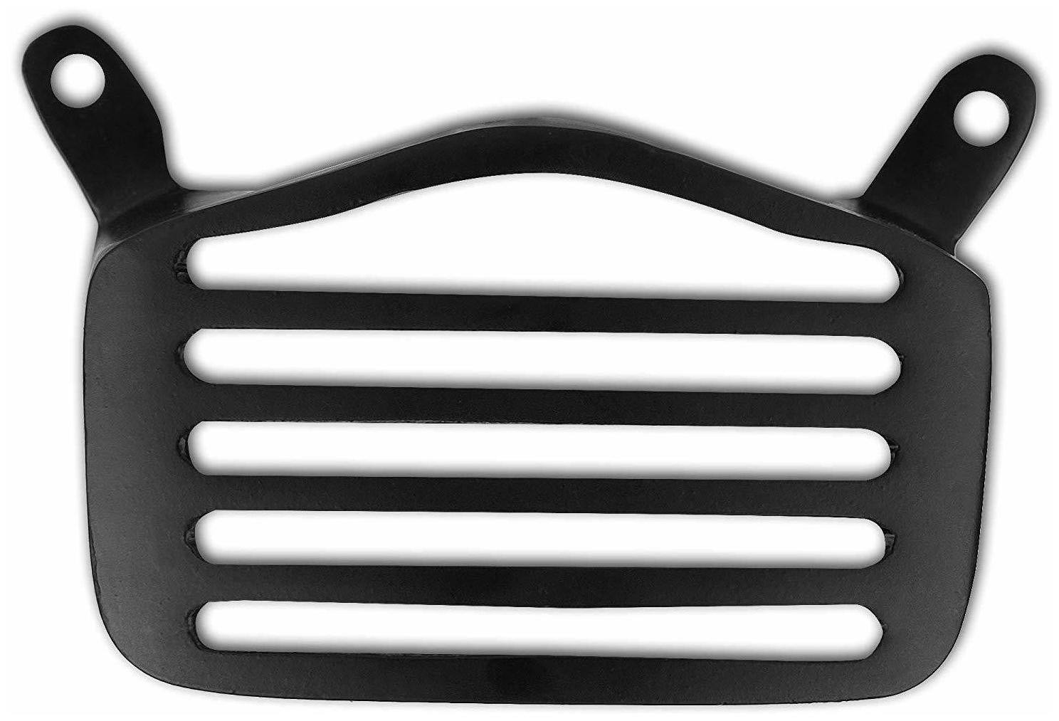 

Ramanta Metal Bullet Tail Light Grill for Royal Enfield Bullet Standard 350 500 (1 Pc Tail Light Grill Black)