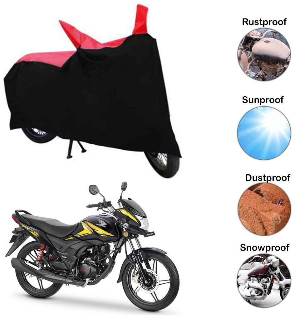 

Ramanta Two Wheeler Cover for Bike (CB Shine SP Red Black)