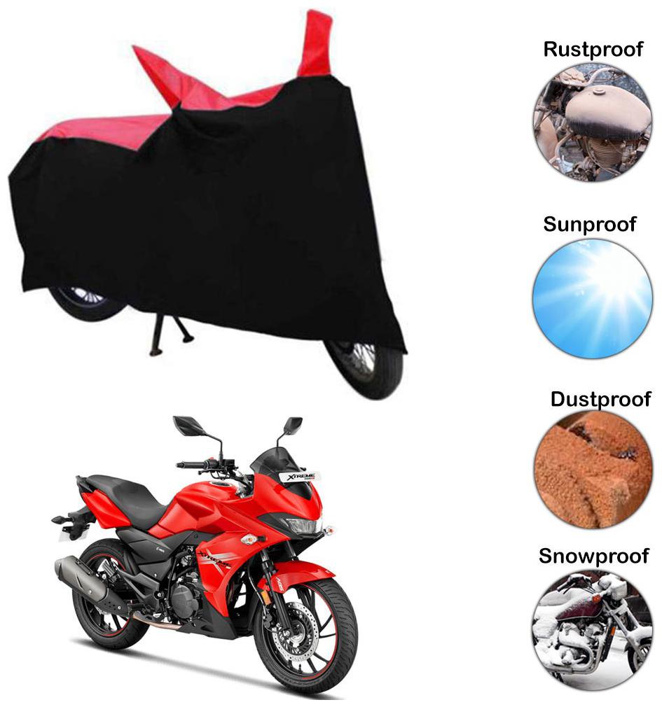 

Ramanta Two Wheeler Cover for Hero (Xtreme 200S Red Black)