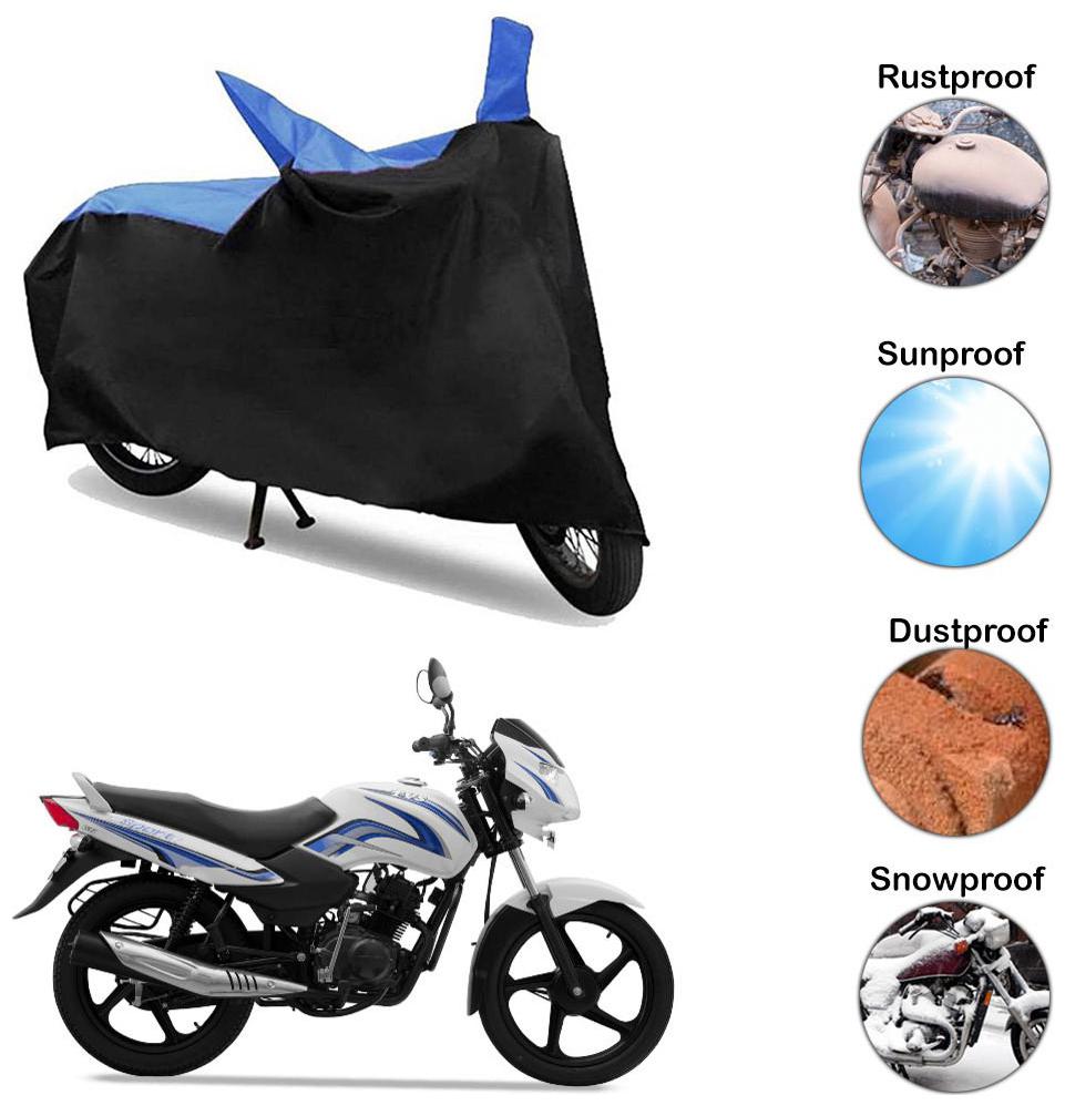 

Ramanta Two Wheeler Cover for TVS (Sport Black Blue)