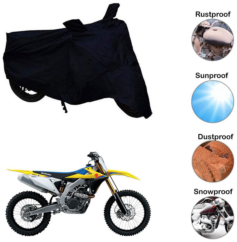 

Ramanta Two Wheeler Cover for Suzuki (Black)