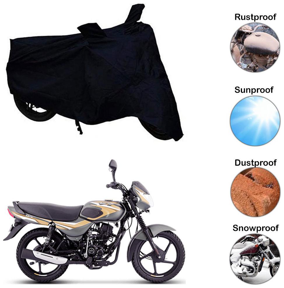 

Ramanta Two Wheeler Cover for Bajaj (CT 100 Black)