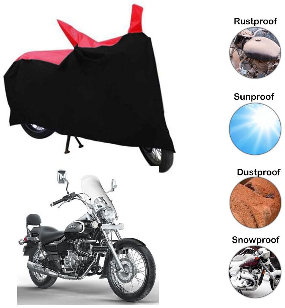 

Ramanta Two Wheeler Cover for Bajaj (Avenger 220 Cruise Red Black)