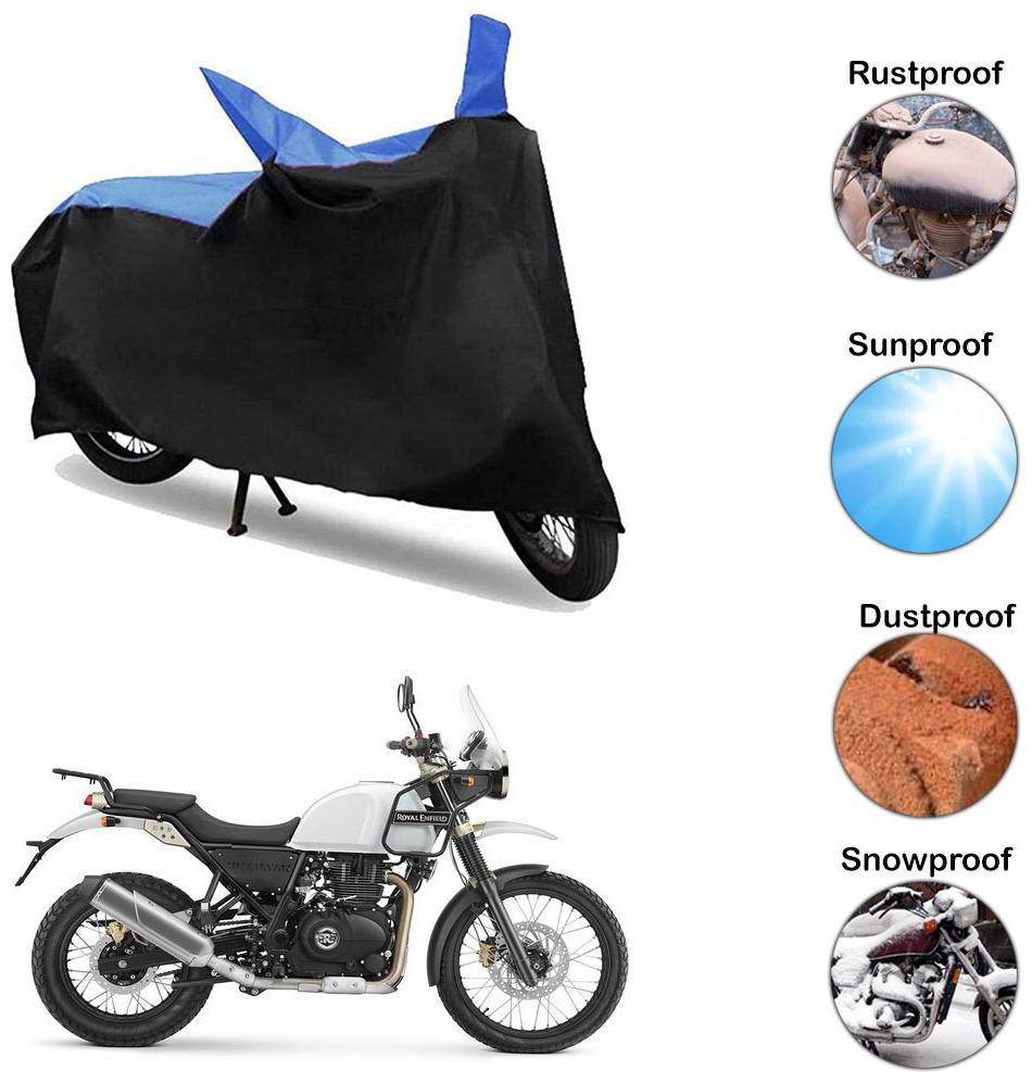 

Ramanta Two Wheeler Cover for Royal Enfield (Himalayan Black Blue)