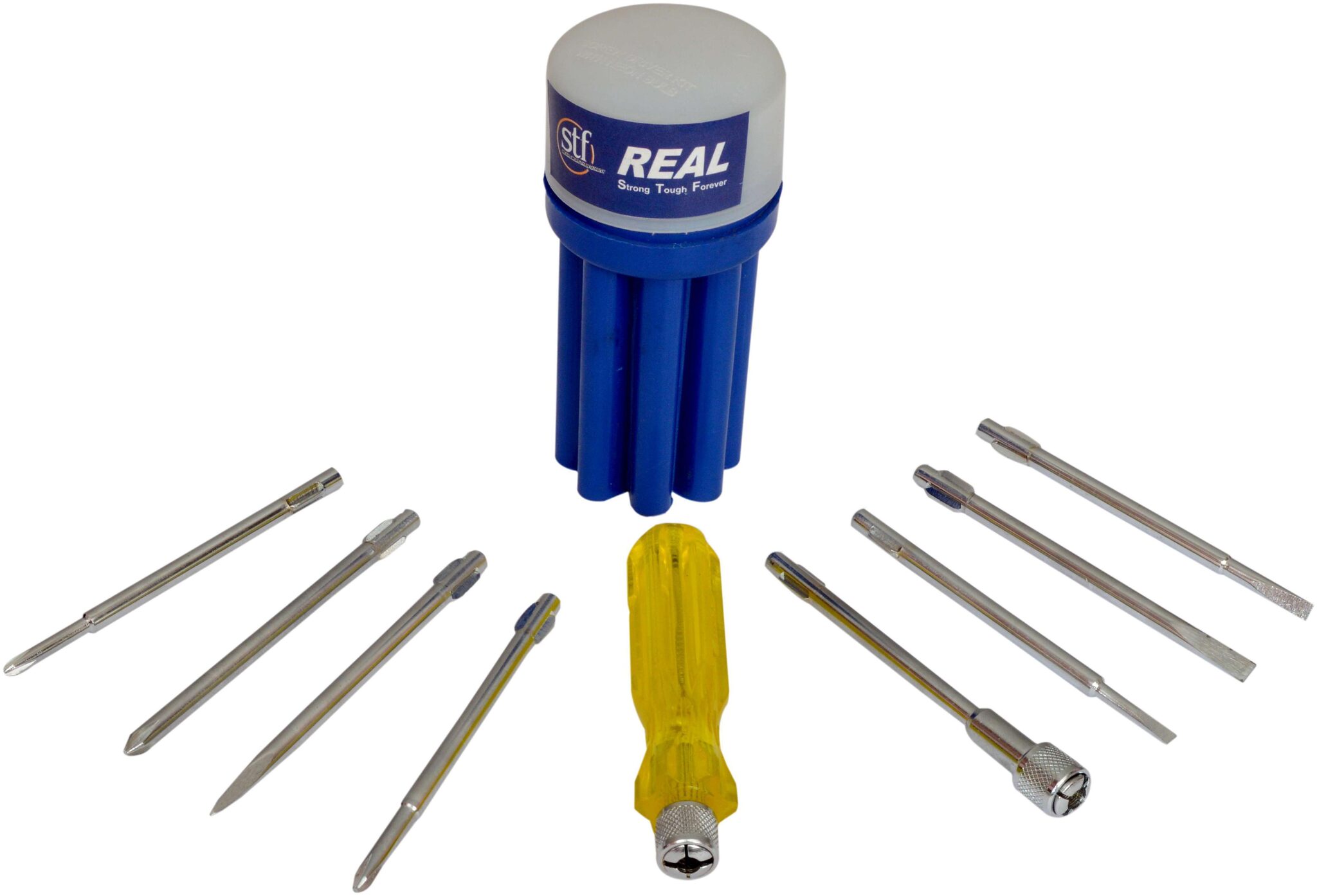 

Real Screw Driver 8 pc Set with Neon Bulb