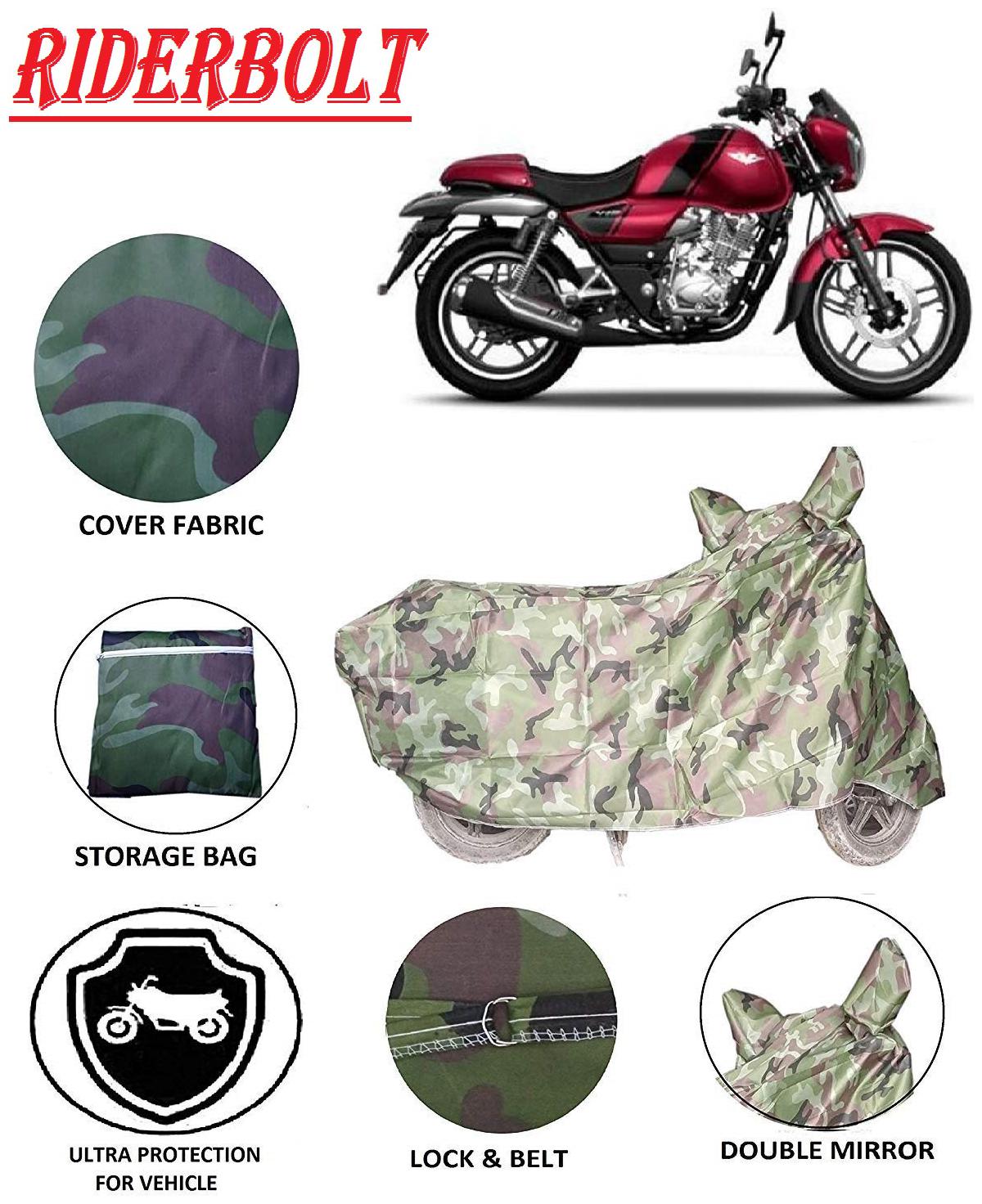 

Riderbolt Dust-Proof Bajaj V15 Body Cover(Double Pocket)