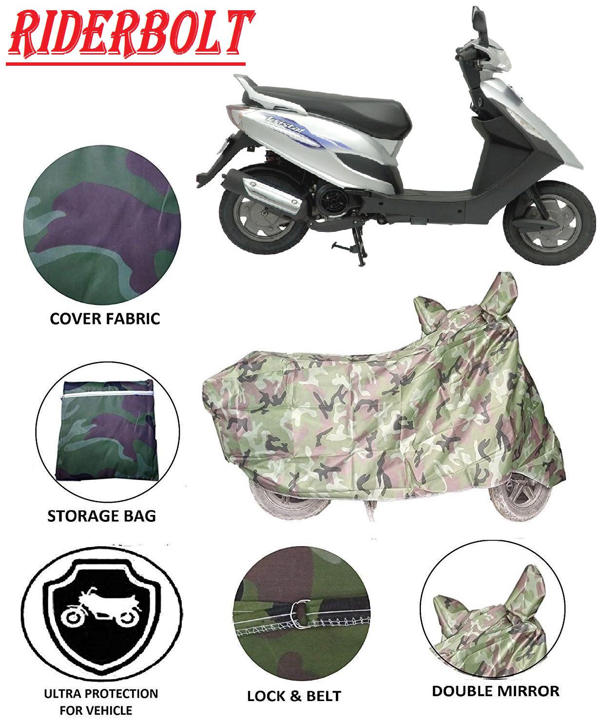 

Riderbolt Dust-Proof Bajaj Kristal Body Cover(Double Pocket)