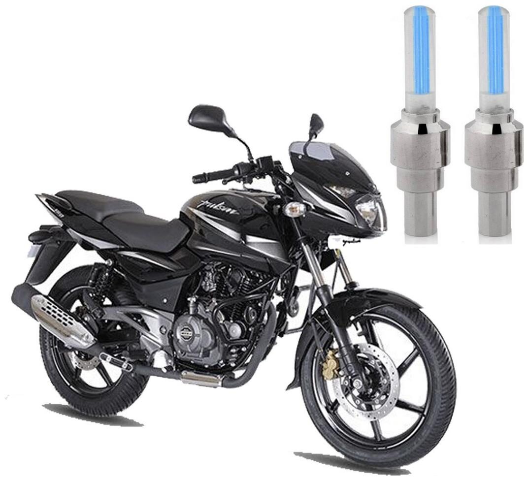 

Riderscart Blue Bike Tyre LED Light Wth Motion Sensor Tyre Light Blue Fancy Light Tail Light Plastic for Bajaj Pulsar 180 Bike