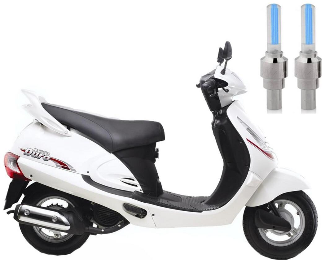 

Riderscart Blue Bike Tyre LED Light Wth Motion Sensor Tyre Light Blue Fancy Light Tail Light Plastic for Mahindra Duro Bike