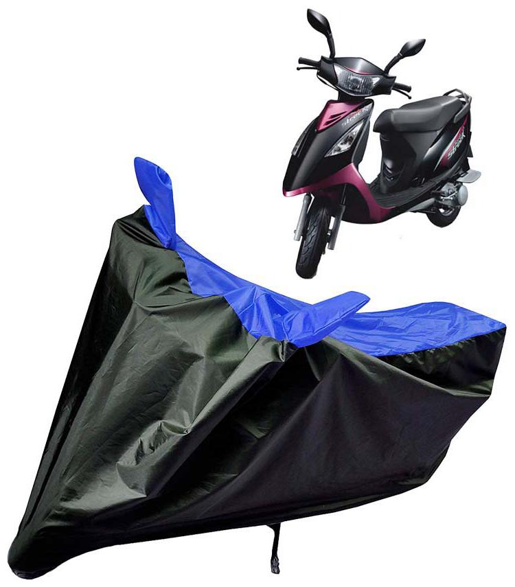 

Riderscart Water Proof Black and Blue Bike Cover For TVS Streak