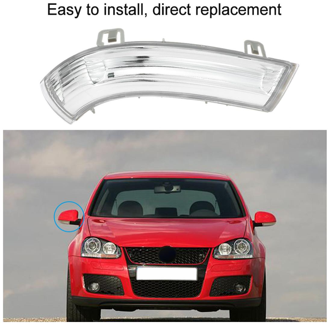 Wing Mirror Indicator,Right Side Wing Mirror Indicator Turn Signal Bulb for MK5 1K0949102