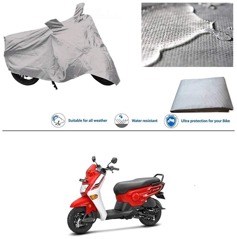 

Ronish 100 Waterproof Heavy Quality Bike Body Cover for Standard Size Silver for Honda CLIQ