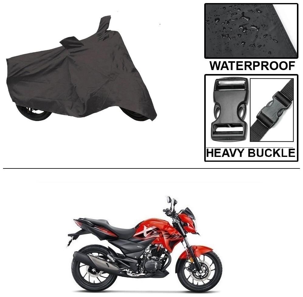 

Ronish 100 Waterproof Heavy Quality Bike Body Cover for Standard Size Black for Hero Xtreme Sports