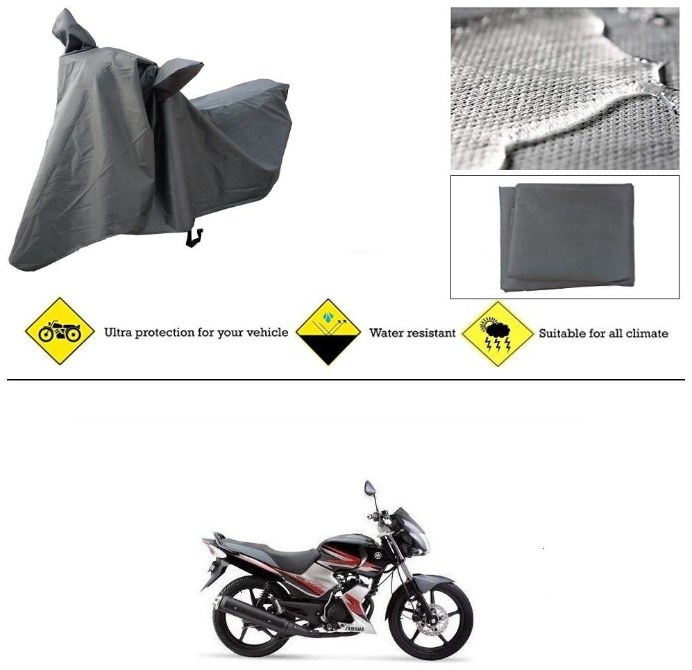 

Ronish 100 Waterproof Heavy Quality Bike Body Cover for Standard Size Grey for Yamaha SS 125