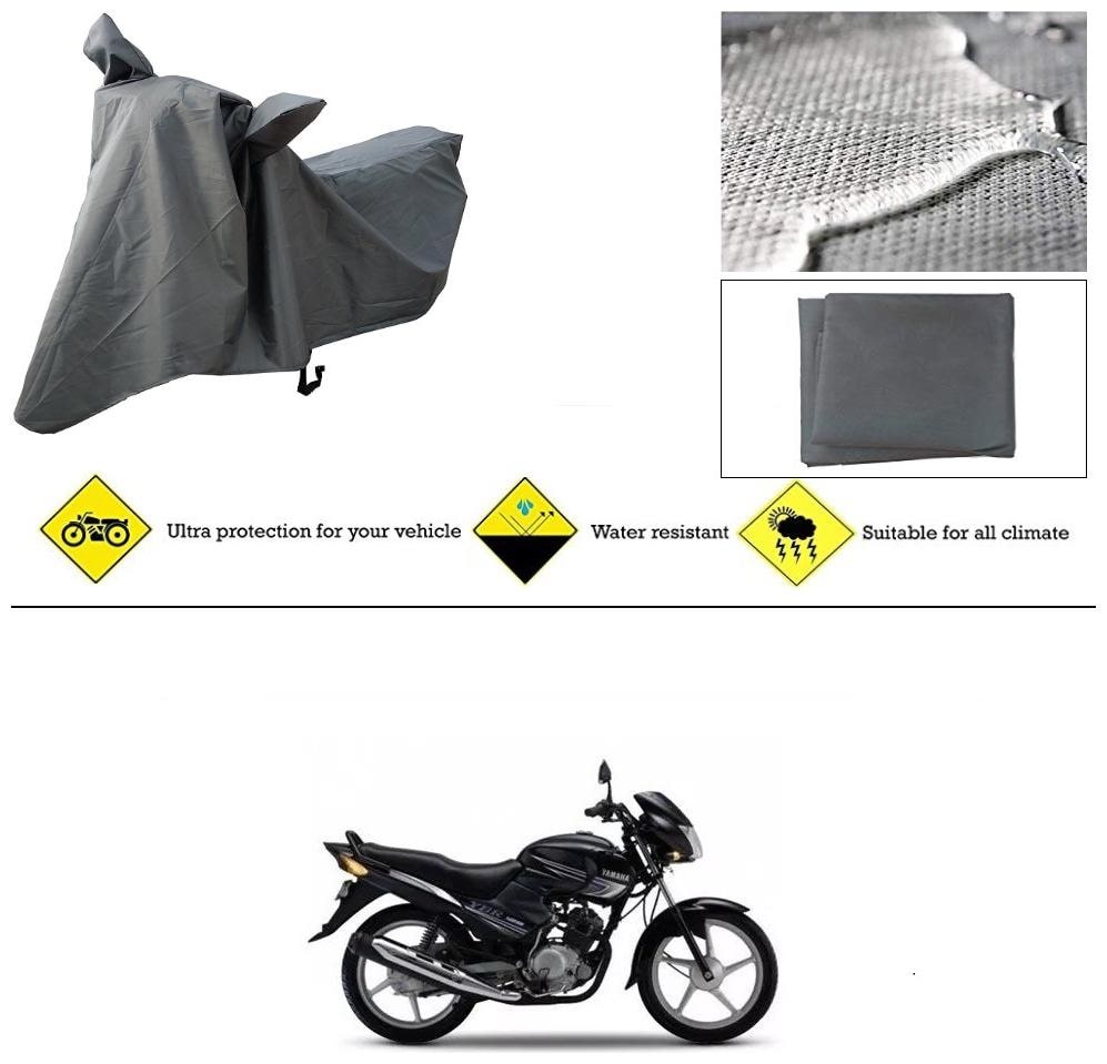 

Ronish 100 Waterproof Heavy Quality Bike Body Cover for Standard Size Grey for Yamaha YBR 125