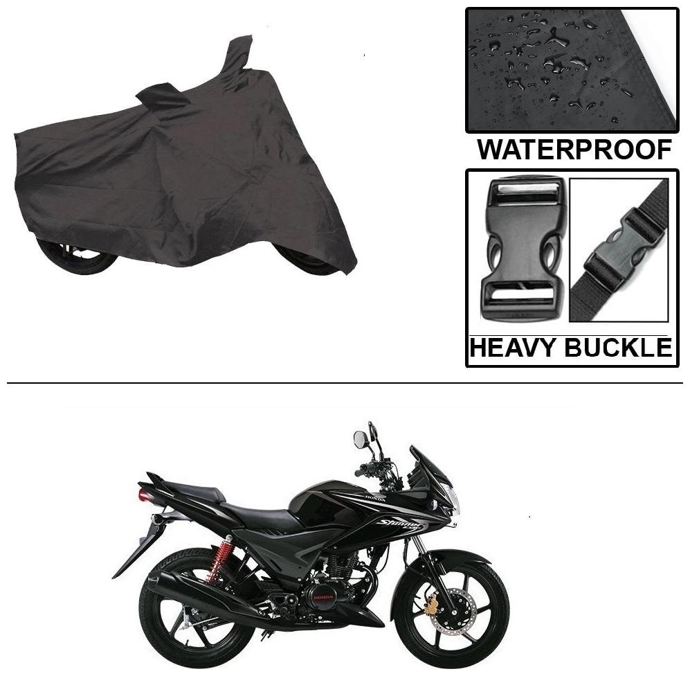 

Ronish 100 Waterproof Heavy Quality Bike Body Cover for Standard Size Black for Honda CBF Stunner
