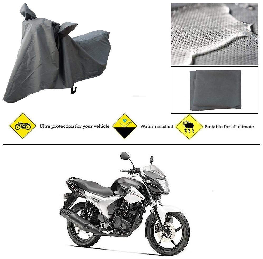 

Ronish 100 Waterproof Heavy Quality Bike Body Cover for Standard Size Grey for Yamaha SZ R
