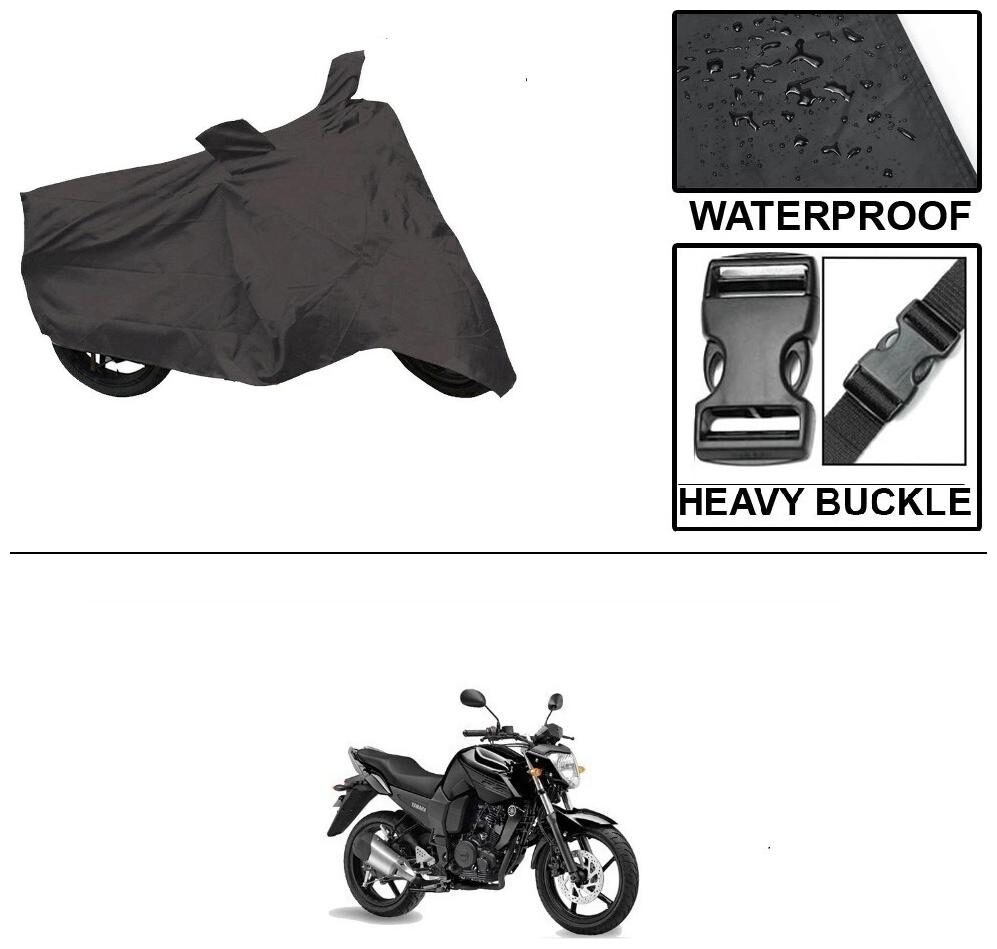 

Ronish 100 Waterproof Heavy Quality Bike Body Cover for Standard Size Black for Yamaha FZ16