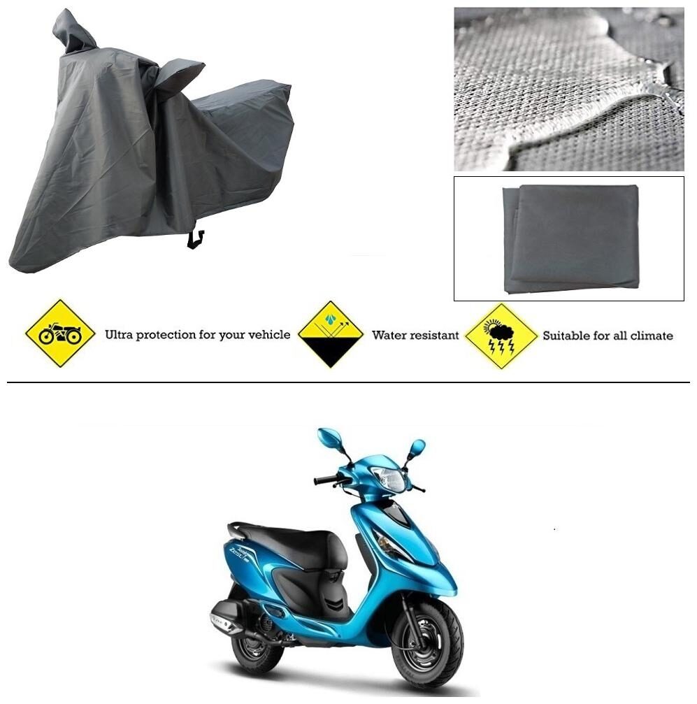 

Ronish 100 Waterproof Heavy Quality Bike Body Cover for Standard Size Grey for TVS Streek
