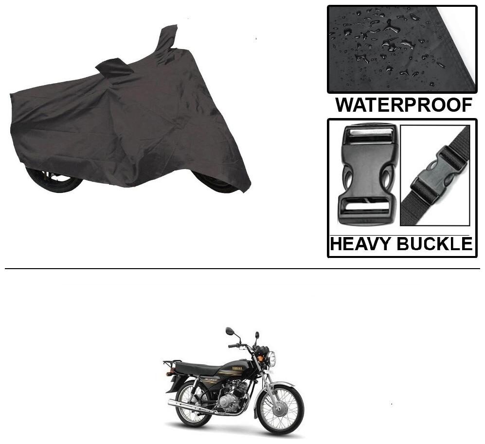 

Ronish 100 Waterproof Heavy Quality Bike Body Cover for Standard Size Black for Yamaha Crux