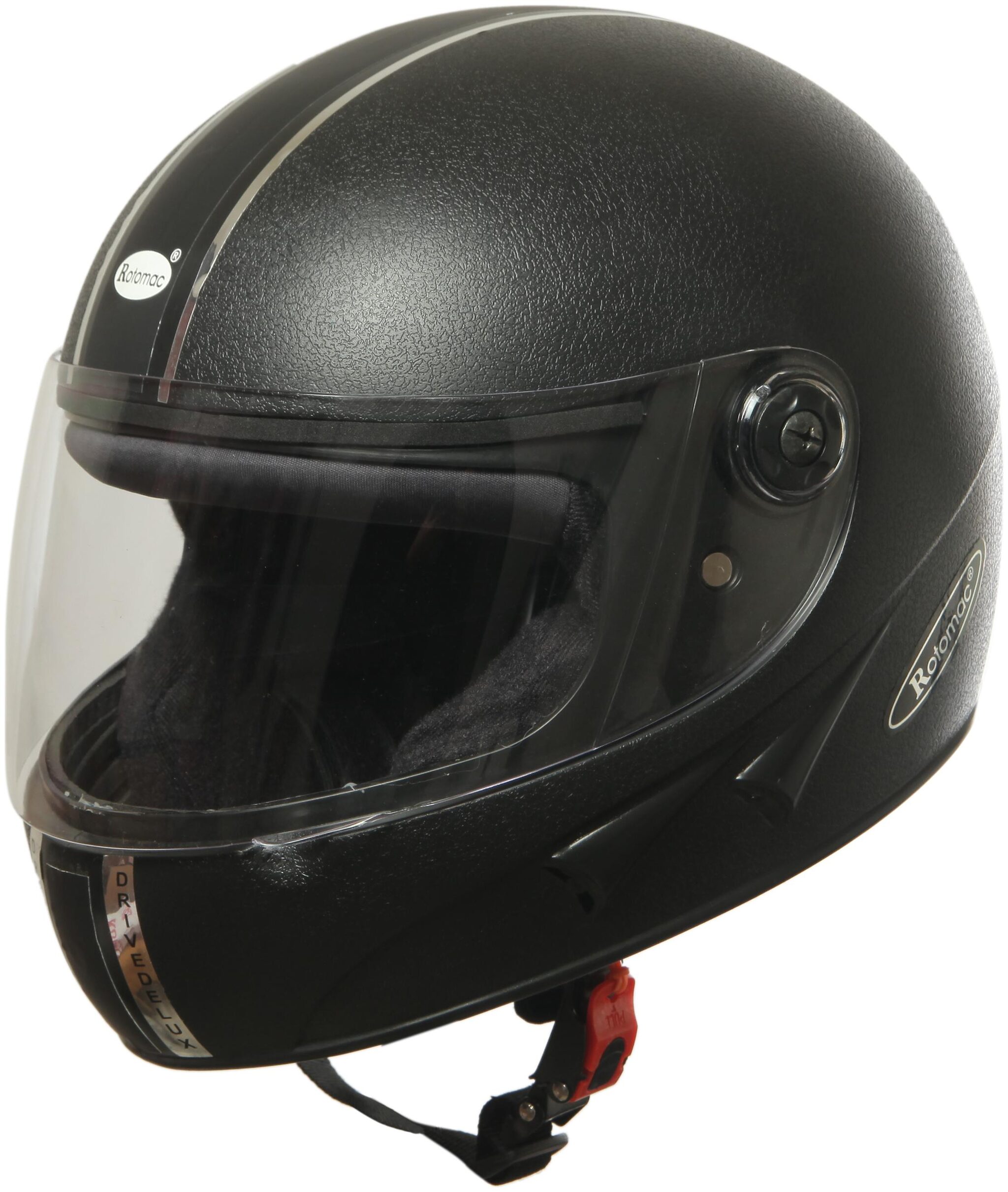 

Rotomac Drive Delux Black Full Face ISI Motorbike Helmet (Matte Black)