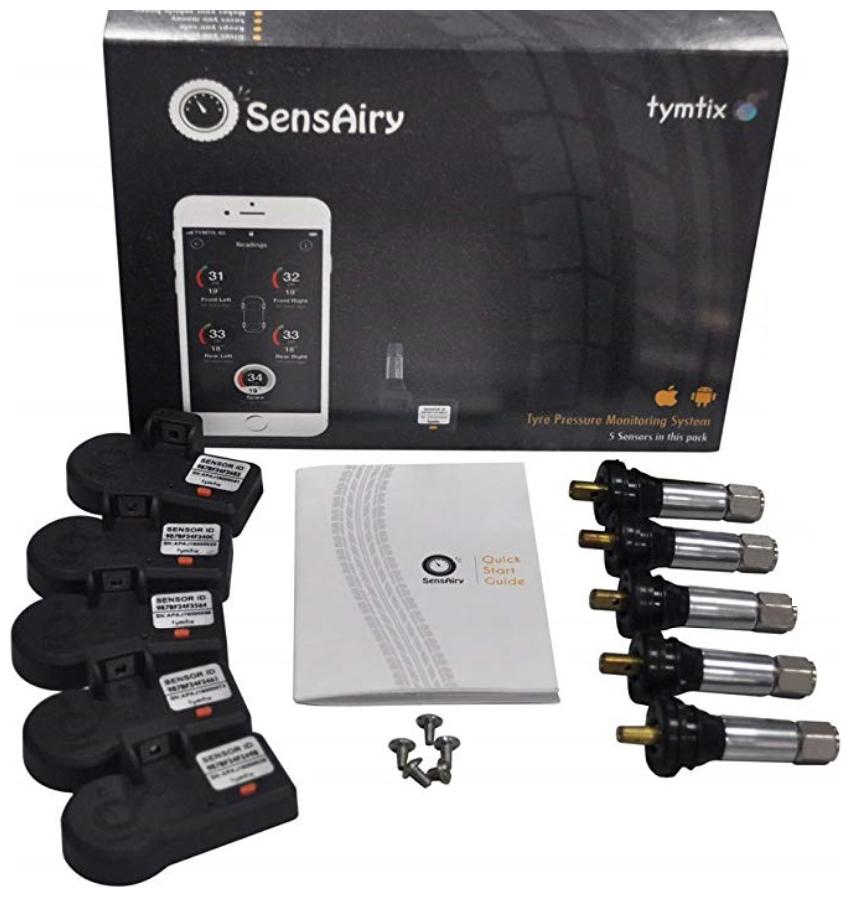 Buy Sensairy Bluetooth LE Tyre Pressure Monitoring System TPMS 4Wheeler Online at Low Prices in