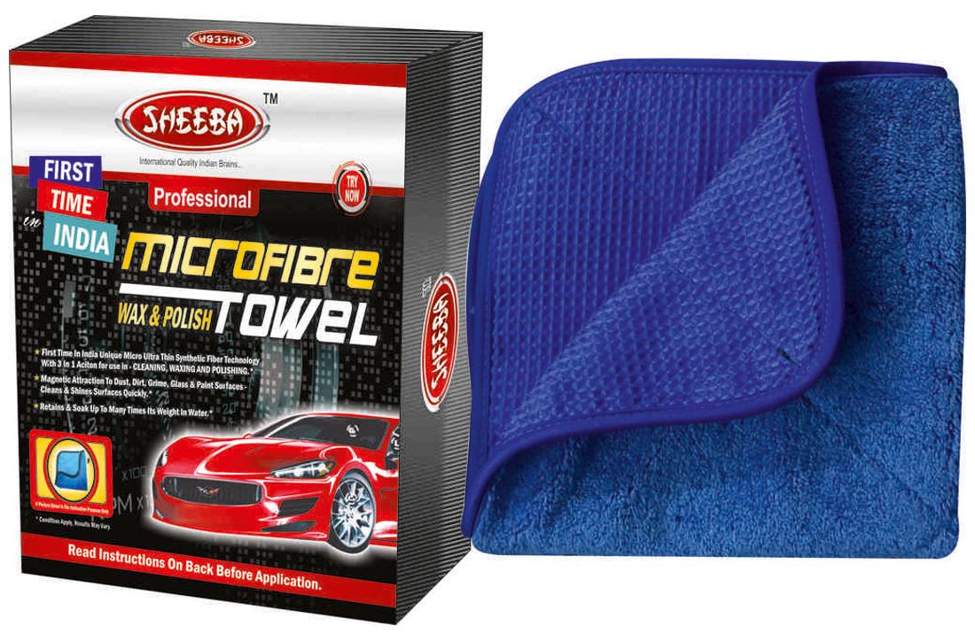 

Sheeba Microfibre Wax Polish Towel (15x15 inches)