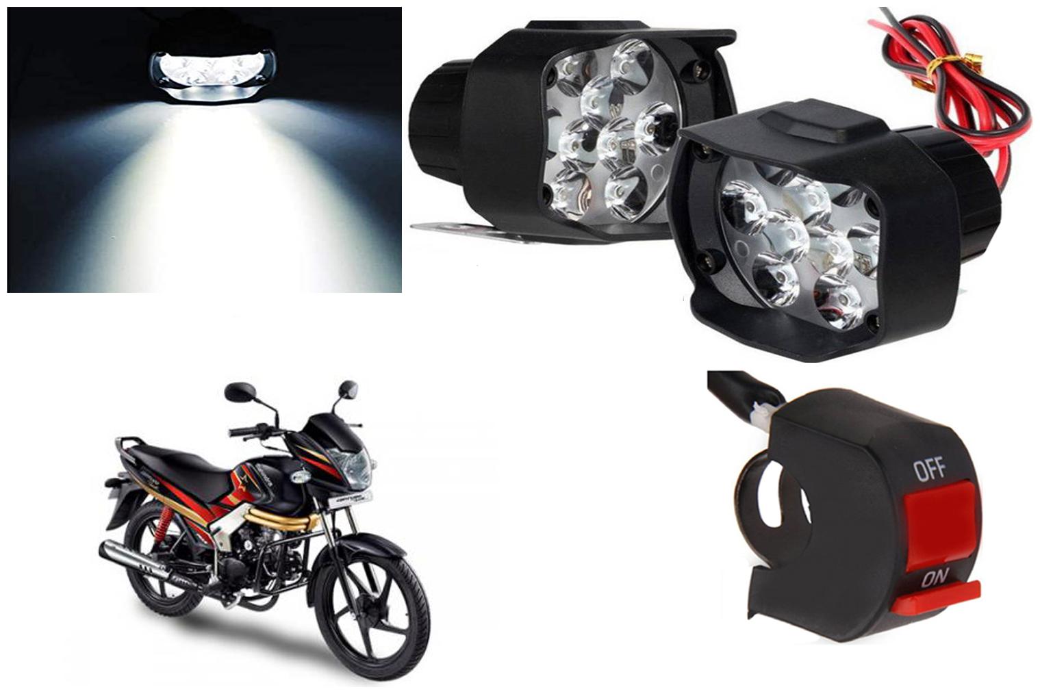 

SHOP4U 9 LED Shilon Fog Light for Mahindra Centuro ( Free on off Switch )