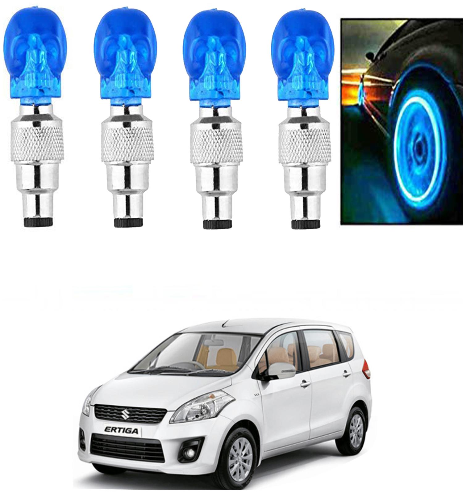 

SHOP4U Car Skull Wheel Tyre LED Light With Motion Sensor for maruti suzuki ertiga ( Pack of 4 Blue )